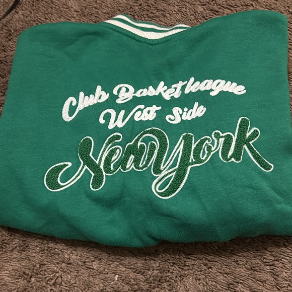 Zara unisex Size 6 green and white jacket - Picture 3 of 6